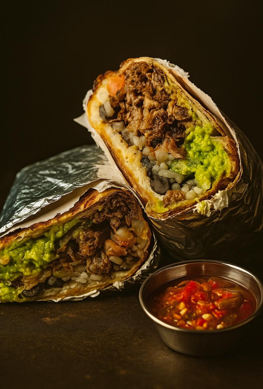 Hungry Man Burrito at Benny's Bagels Dallas TX