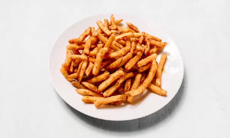 Seasoned fries at Benny's Bagels Dallas TX